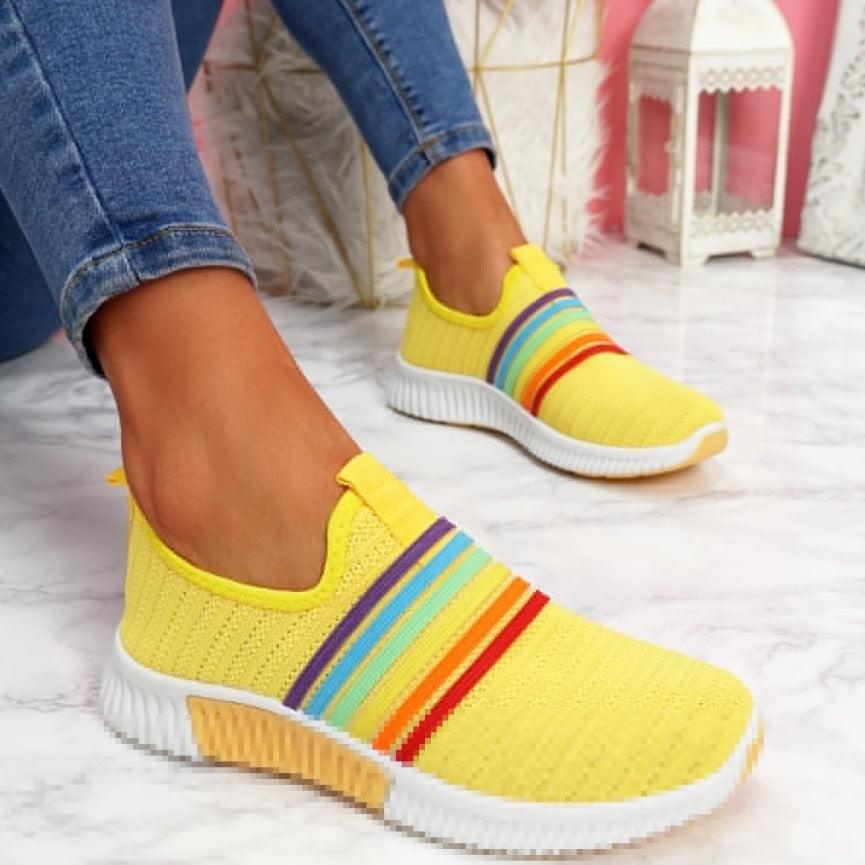 Flying netted rainbow sneakers - MRSLM