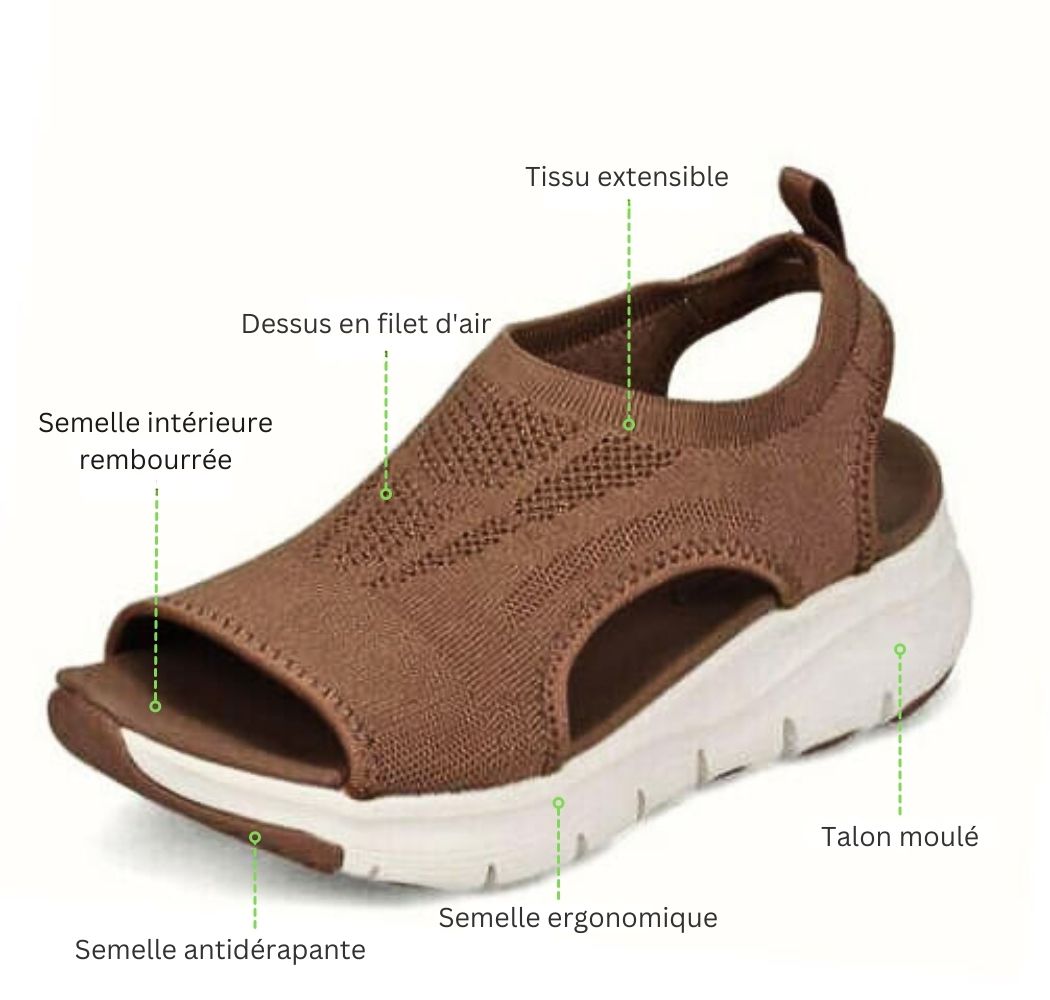 Sandales orthopédiques confortables pour femme