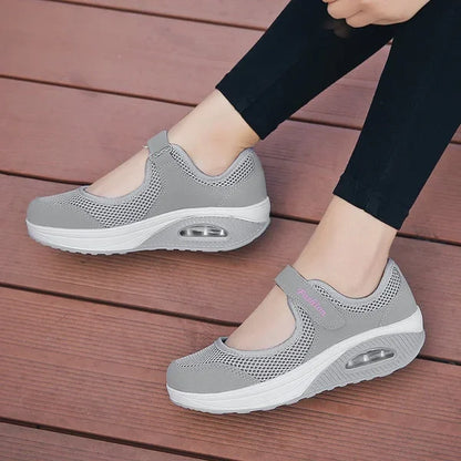 Running Mesh Walking Slip-On Tennis Gym Shoes