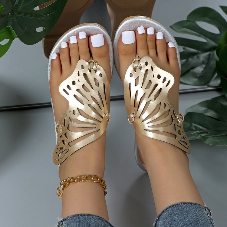 Summer New Silver Elegant Casual Sandals