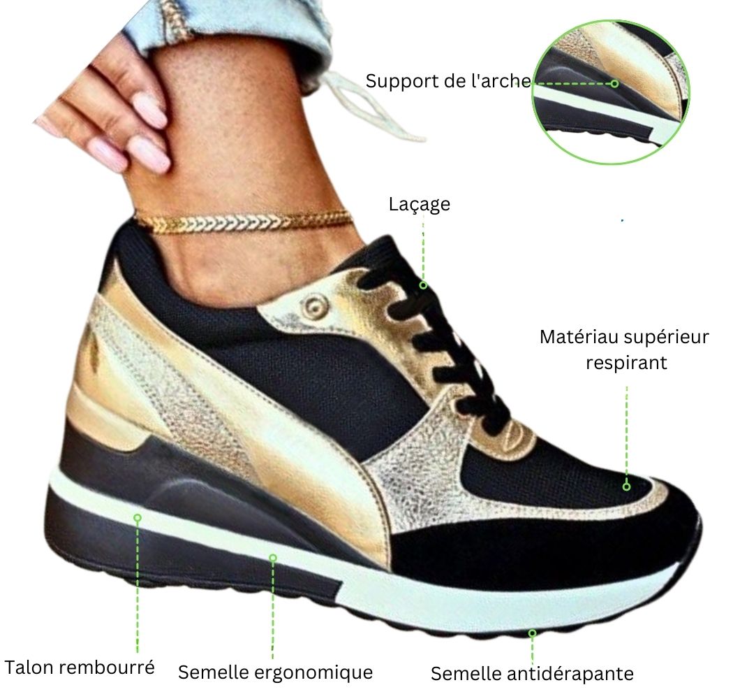 Chaussures pour femmes avec semelle ergonomique