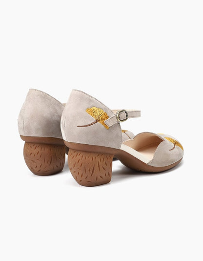 Sandales en cuir souple pour femmes