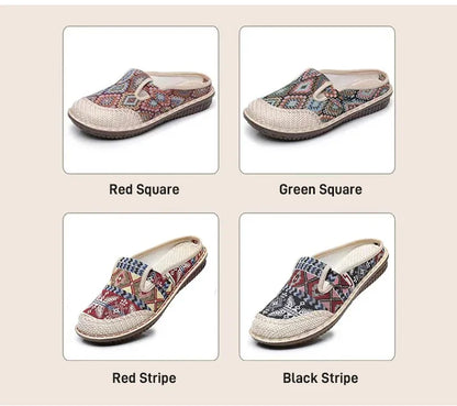 New Cloth Shoes Straw Woven Casual Ethnic Style (chaussures en tissu)