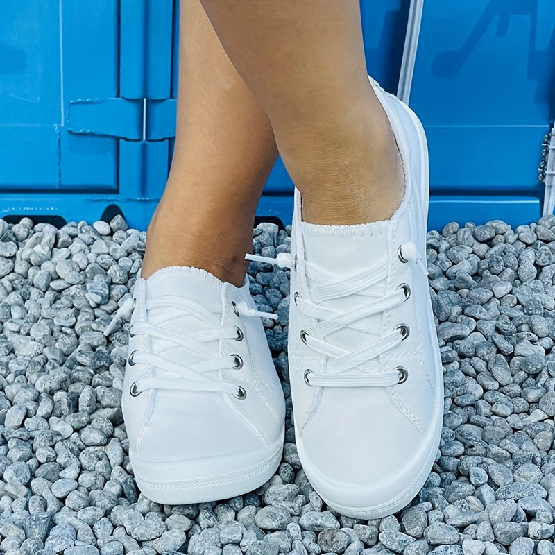 Chaussures en toile pour femmes, élégantes et confortables