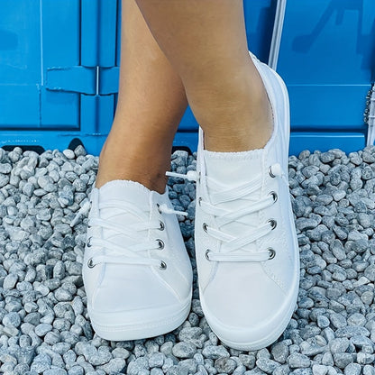 Chaussures en toile pour femmes, élégantes et confortables