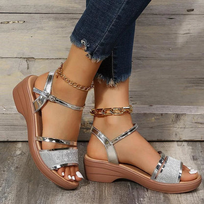 Women Summer Ankle Strap Platform Sandals