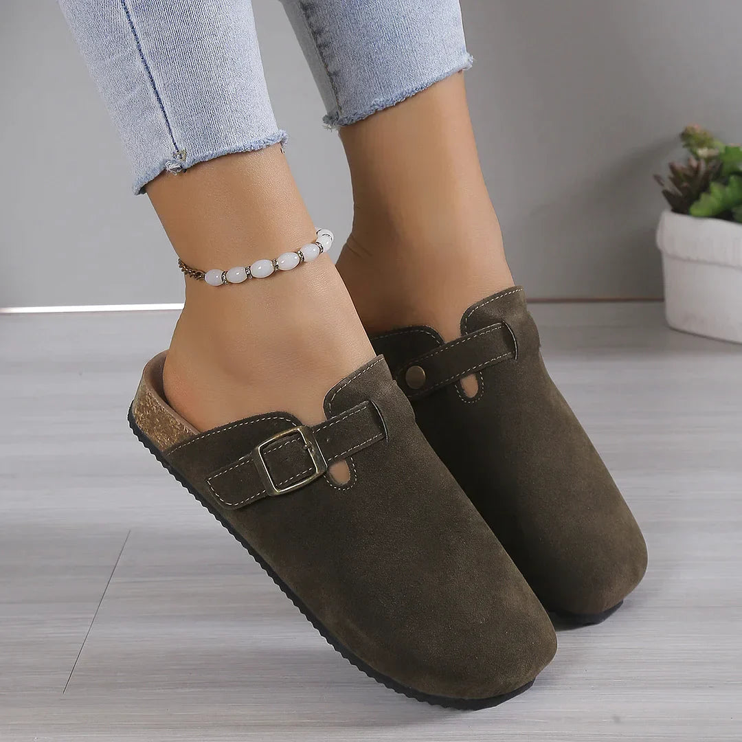 Pantoufles Mules Sandales Modernes Boucle Chaussures Strap