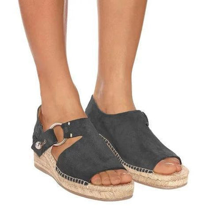 Espadrille à semelle compensée pour femmes