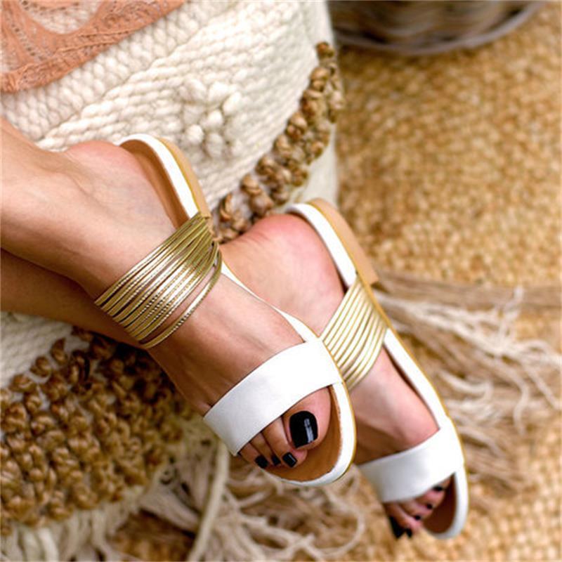 Band Slider Slippers Summer Beach Slipper