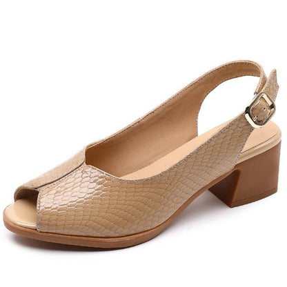 Sandales en cuir pour femmes